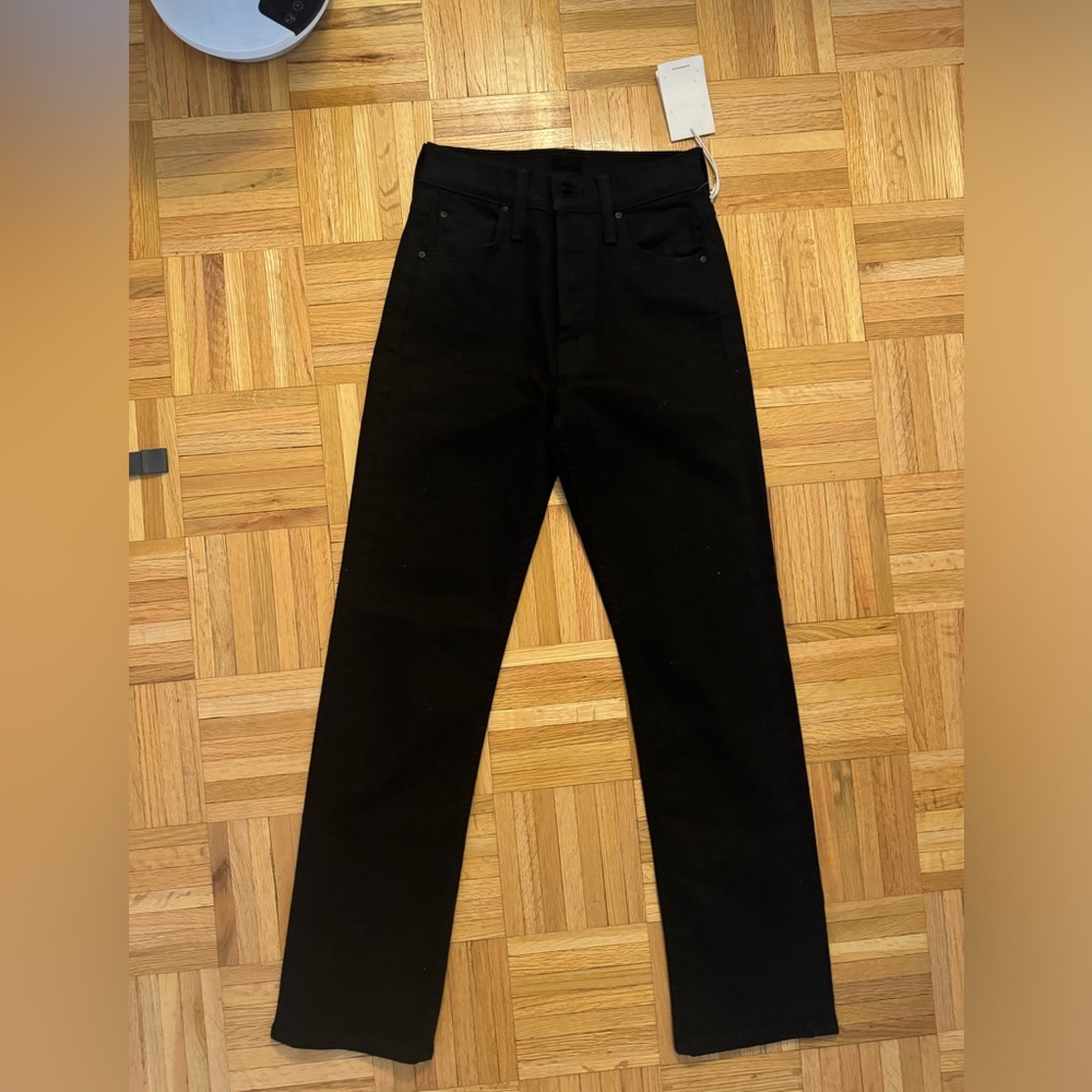 Tomcat mother black jeans with button up closure